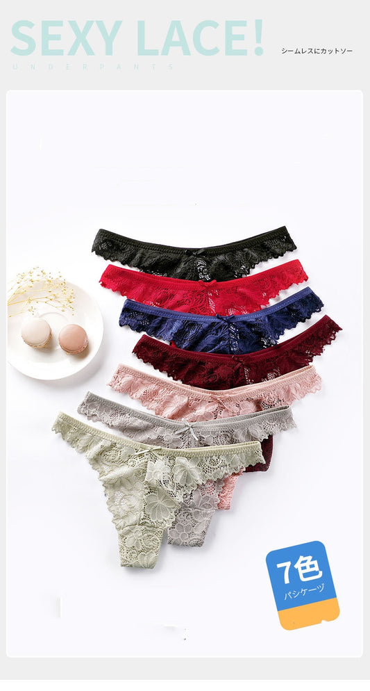 【レース100%】セクシーTバックランジェリー