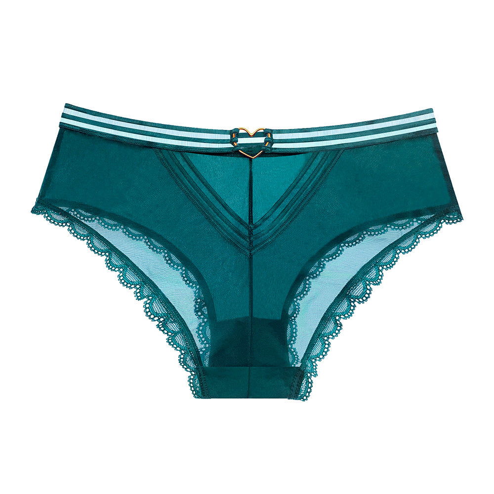 【ハート型チャーム付き】セクシー穴空きショーツ