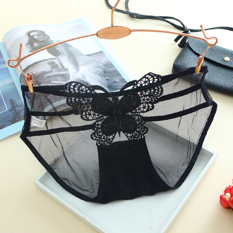 【3本の紐と透け透けHip】セクシーショーツ