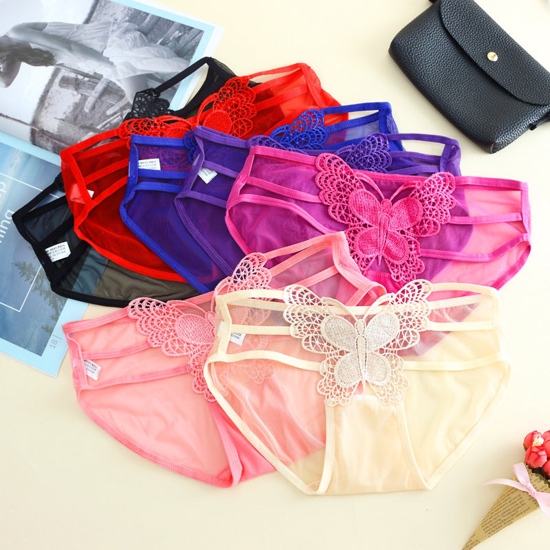 【3本の紐と透け透けHip】セクシーショーツ