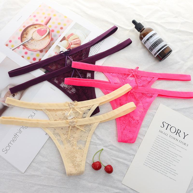 【2枚程度で君の魅力は霞んだりしない】セクシーTバックランジェリー